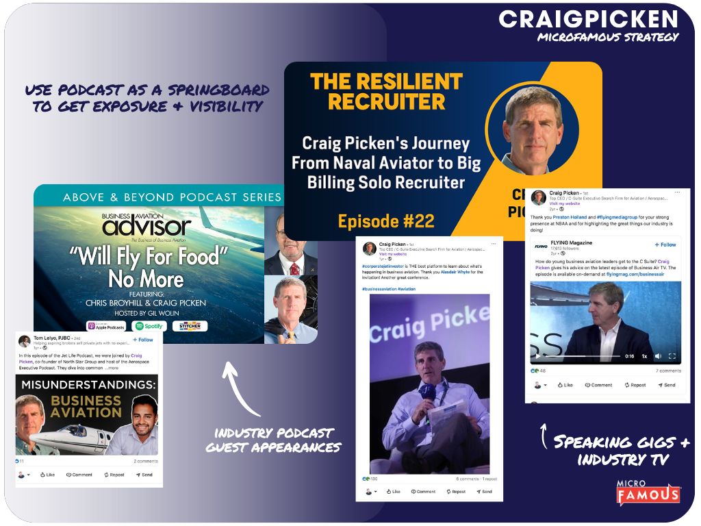 Craig Picken Case Study - MicroFamous Podcast Strategy 3