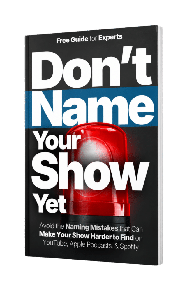 3D cover - Don't Name Your Show Yet